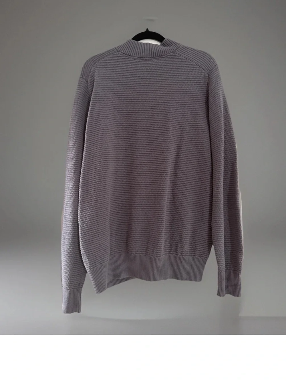 Tommy John Gray Quarter Zip Sweater Mens 2XL Cotton Modal
